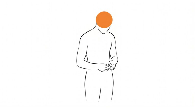 How to talk to your daughter about periods - a father pausing, gathering his thoughts before the conversation