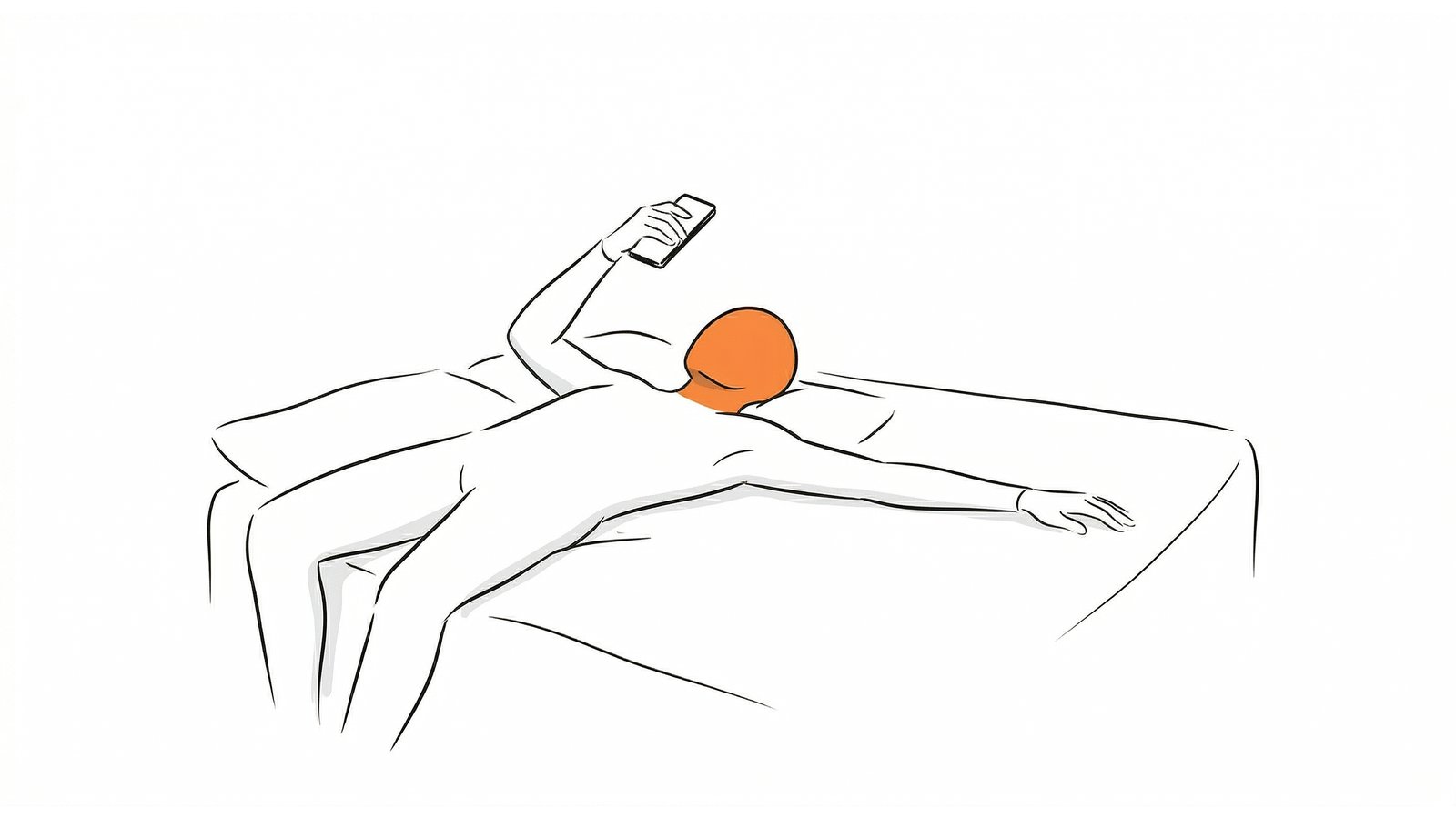 Man checking a period tracking app for partners on his phone