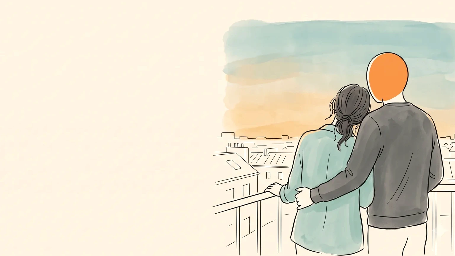 Couple navigating perimenopause for partners together