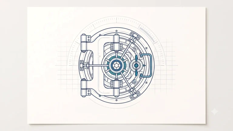 Cycle ring dial line-art illustration - birth control and her cycle
