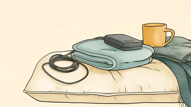 Comfort setup for living with endometriosis for partners