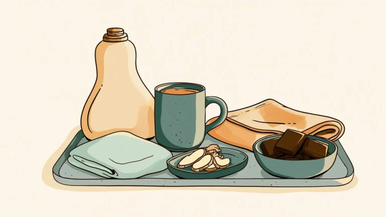 Comfort tray for ovulation pain relief