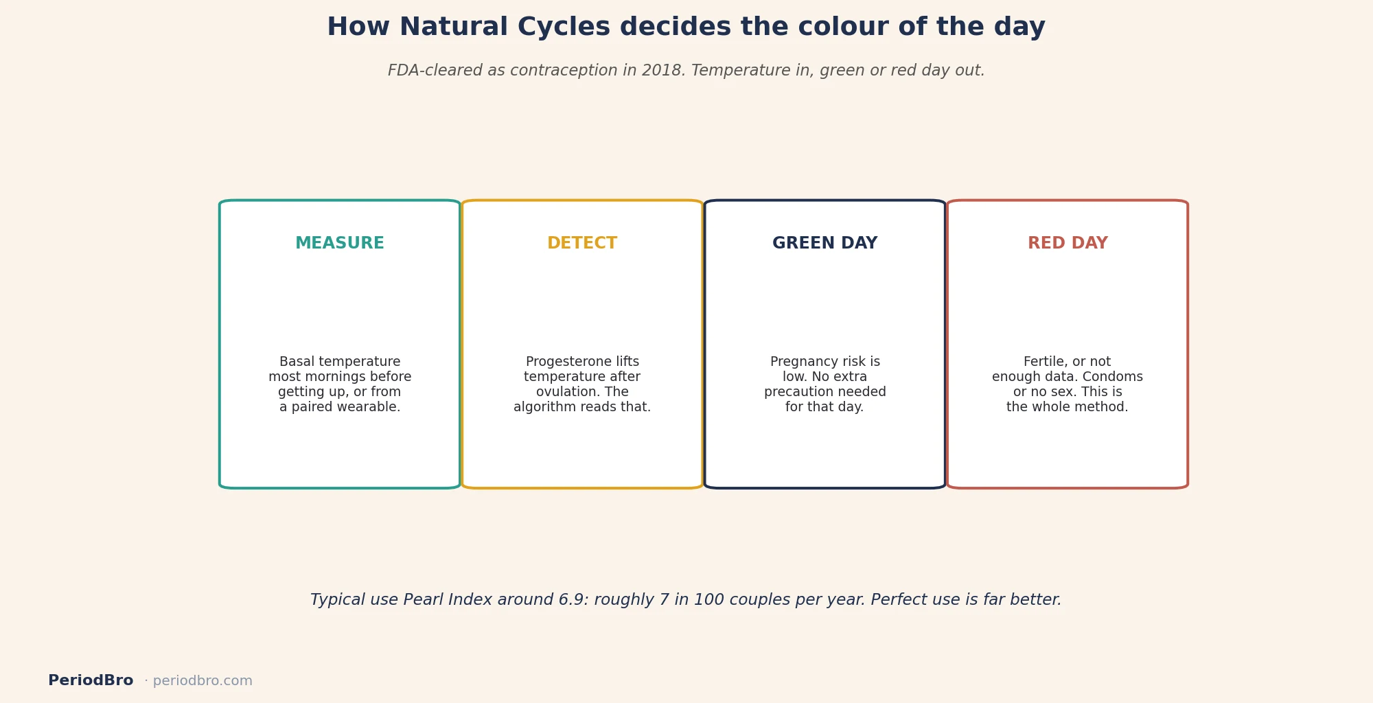 Natural Cycles for partners: how the green day and red day system works