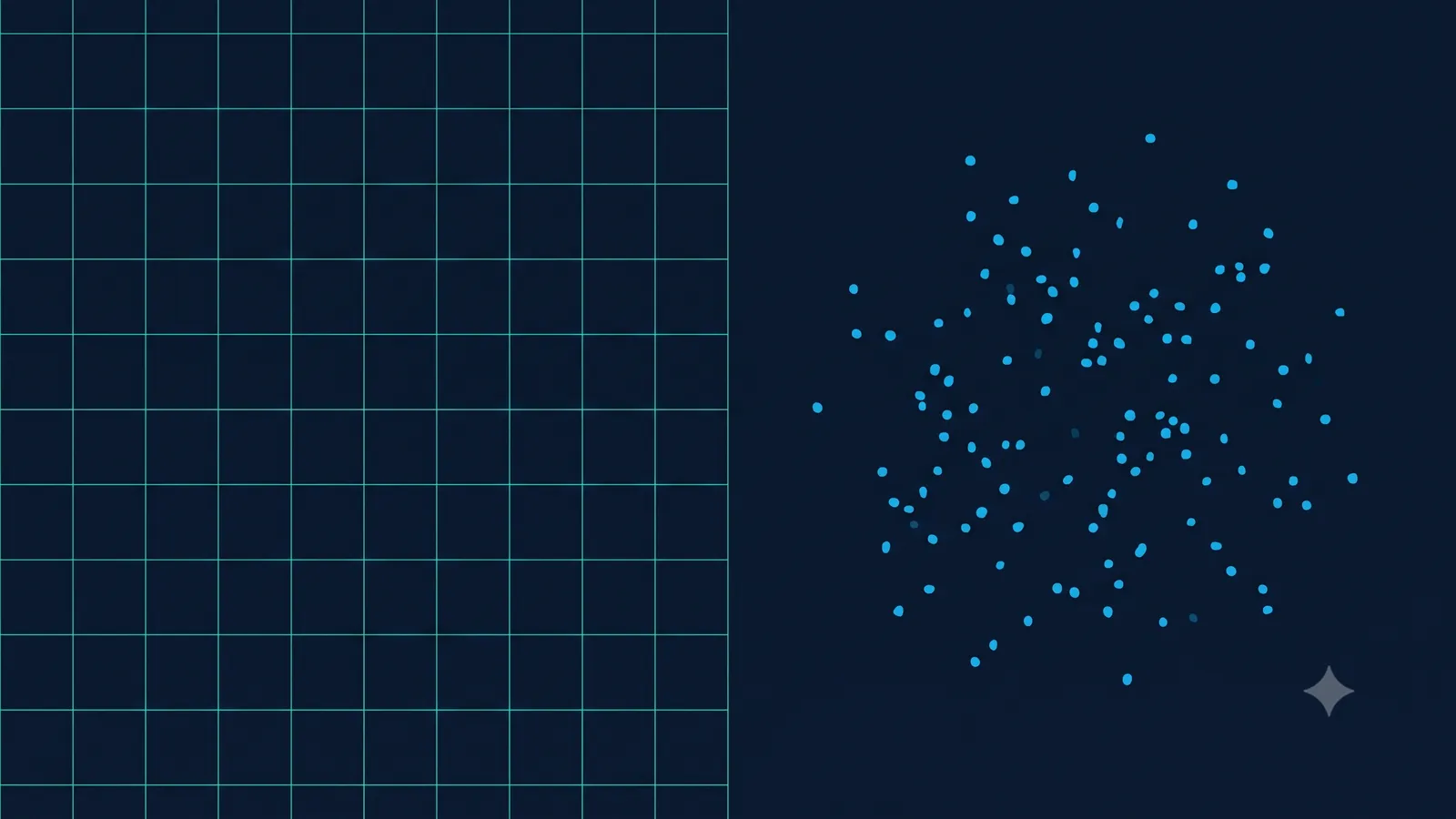 Abstract navy network illustration representing consent and data sharing between partners
