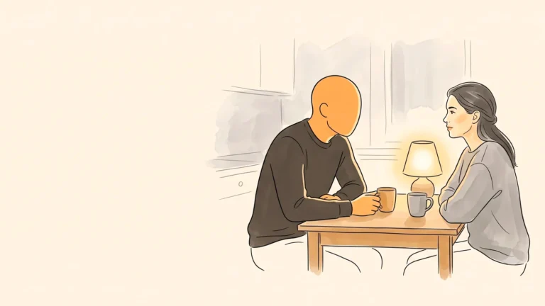 why sex hurts her: a couple talking it through at the kitchen table