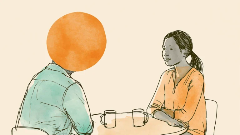 What age do girls get their period: a dad and daughter talking at the kitchen table