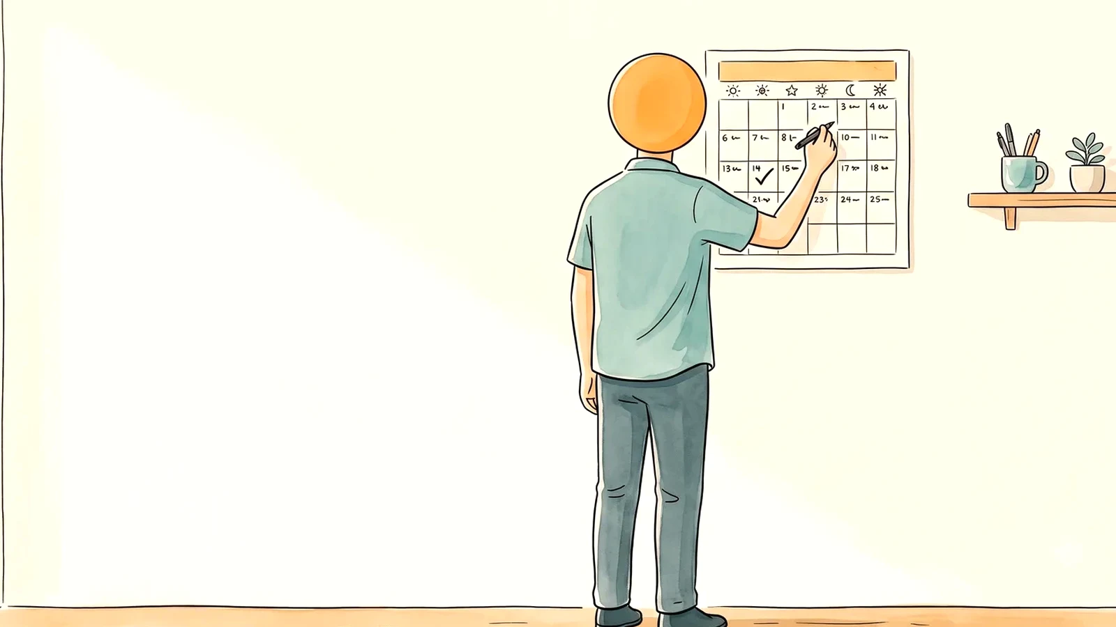 Marking an unpredictable calendar, period tracking in perimenopause