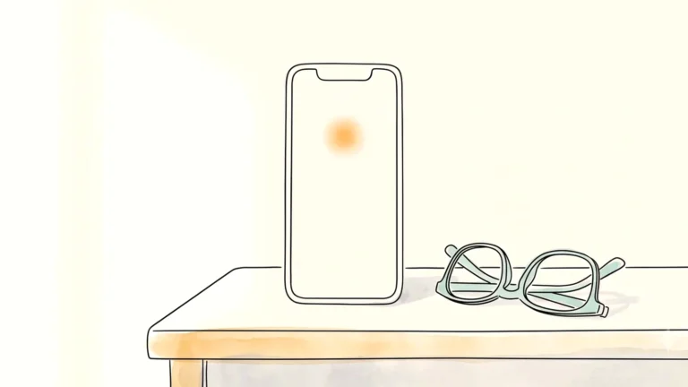 Nightstand late at night, illustrating teenage periods and sleep